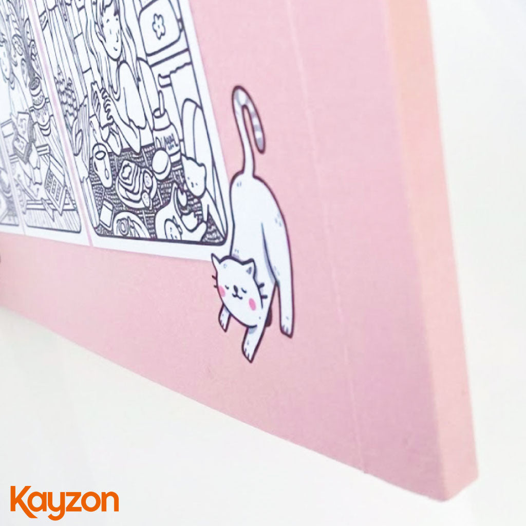 Livre de Coloriage "GIRL MOMENTS" – 50 Pages de Créativité