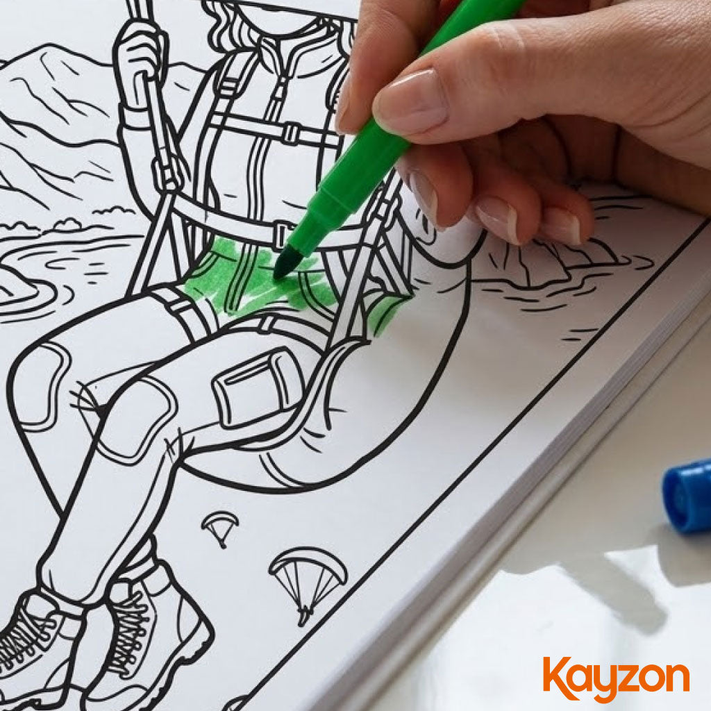 Livre de Coloriage "GIRL MOMENTS" – 50 Pages de Créativité